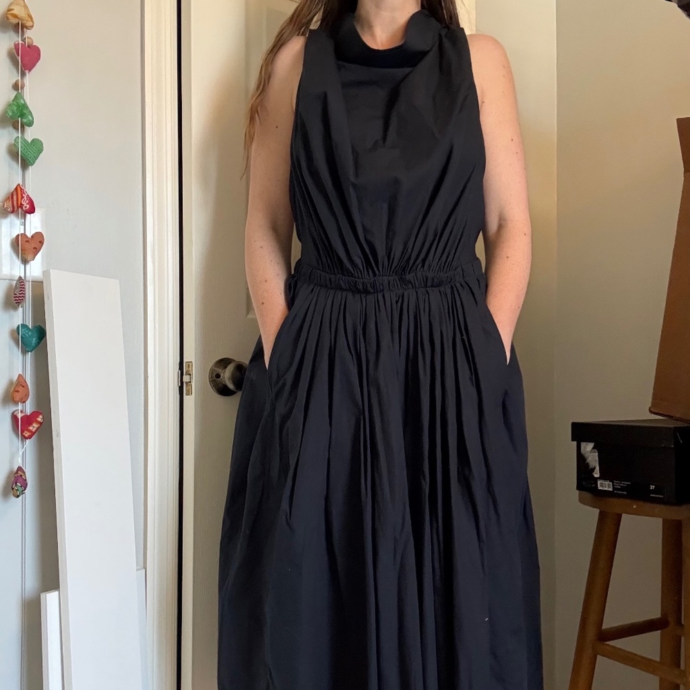 Lemaire navy sleeveless dress . 36